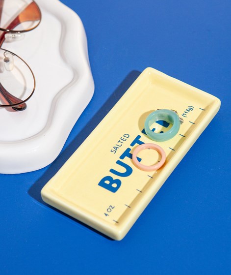 DOIY Butter Schale Gelb