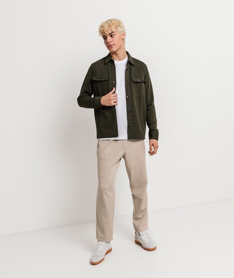 SELECTED HOMME SLHJackie Sweat Overshirt Khaki