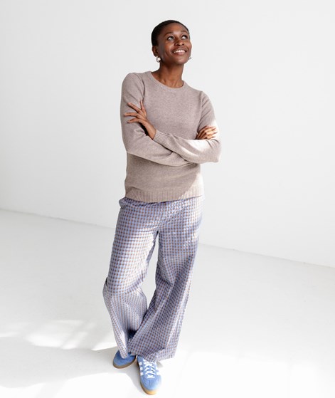 VILA VIRil O-Neck Pullover Hellbraun