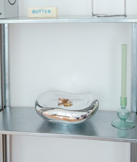 HKLIVING Gleam Schale Silber