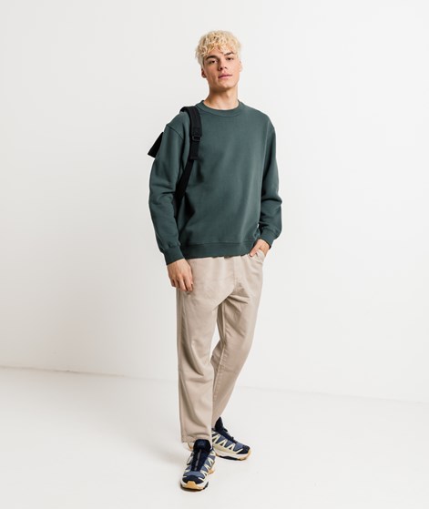 KAUF DICH GLÜCKLICH Sweater Dunkelgrün aus Bio-Baumwolle