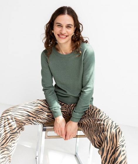 VILA VIRil O-Neck Pullover Grün