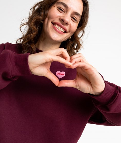 KAUF DICH GLÜCKLICH Sweater L´Amour aus Bio-Baumwolle