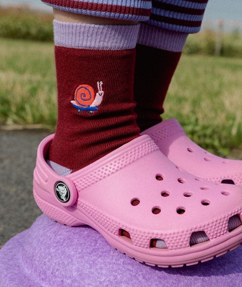 KAUF DICH GLÜCKLICH Socke Schnecke aus Bio-Baumwolle