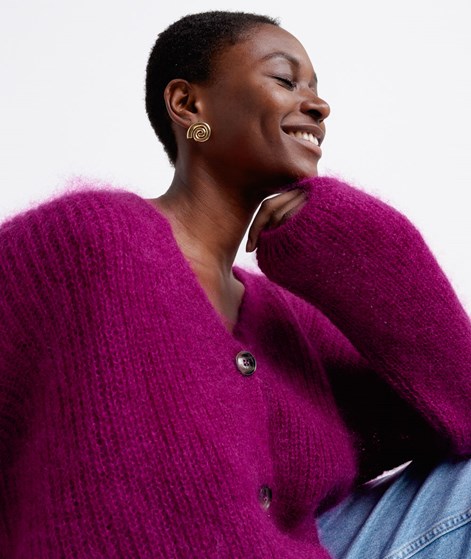 KAUF DICH GLÜCKLICH Cardigan Beere