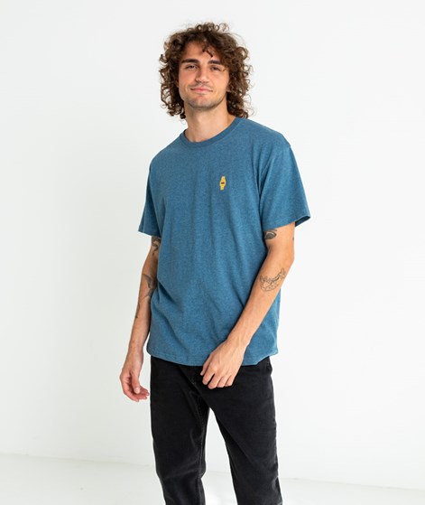REVOLUTION Loose T-Shirt Blau