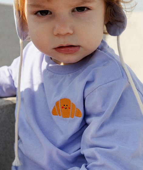 KAUF DICH GLÜCKLICH KIDS Longsleeve Lila aus Bio-Baumwolle