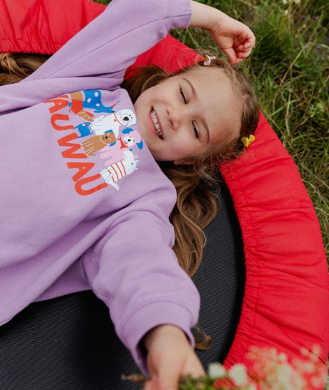 KAUF DICH GLÜCKLICH KIDS Sweater Wau Wau aus Bio-Baumwolle
