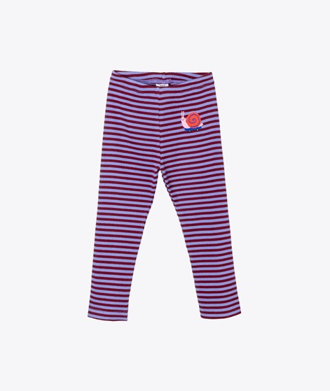 KAUF DICH GLÜCKLICH KIDS Leggings Streifen Schnecke aus Bio-Baumwolle