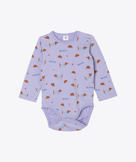 KAUF DICH GLÜCKLICH KIDS Body Lila aus Bio-Baumwolle