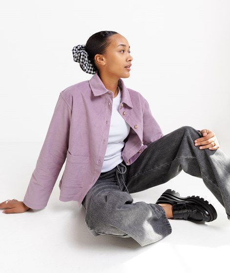 KAUF DICH GLÜCKLICH Cord Jacke Lila