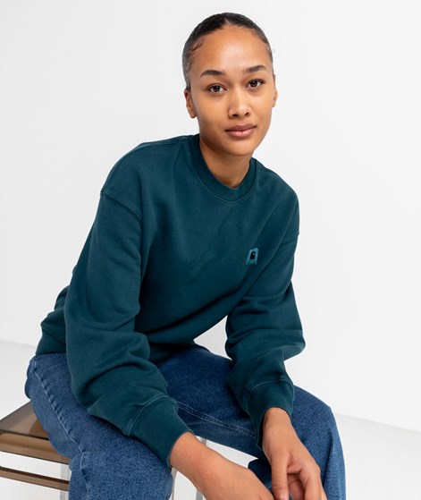 CARHARTT WIP W Nelson Sweater Petrolblau