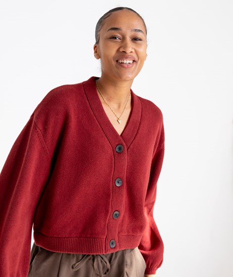 MSCH COPENHAGEN MSCHZafina Cardigan Dunkelrot