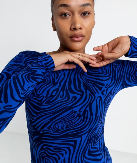 KAUF DICH GLÜCKLICH Longsleeve Abstrakt gemustert aus Viskose (LENZING&trade; ECOVERO&trade;)