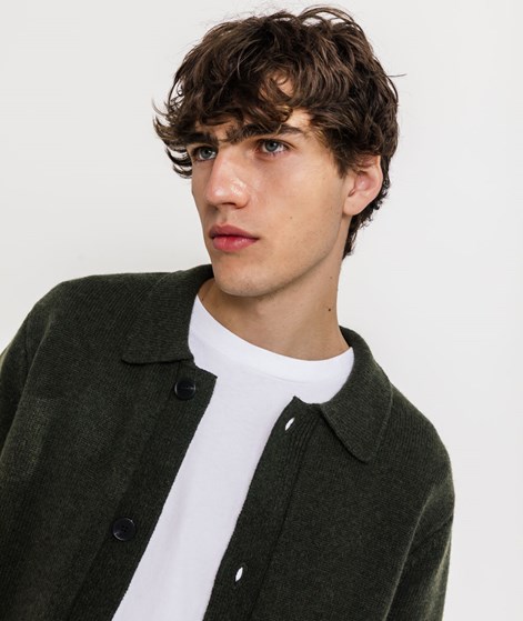 MINIMUM Derek Cardigan Dunkelgrün