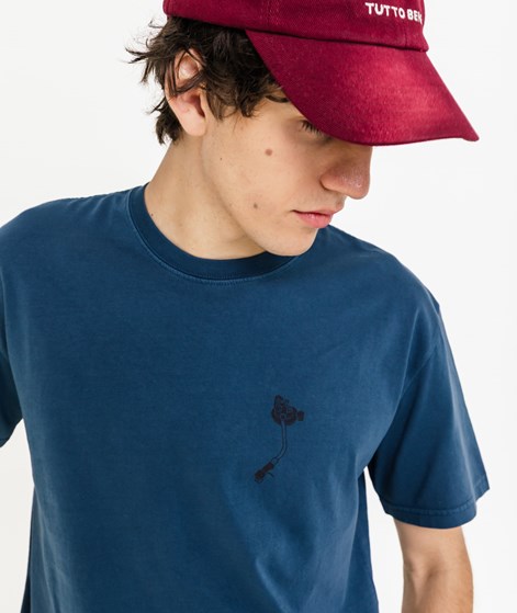 REVOLUTION Loose T-Shirt Dunkelblau