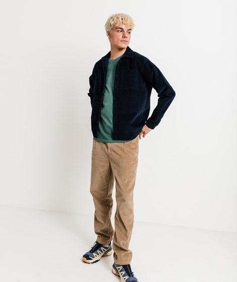 KAUF DICH GLÜCKLICH Cord Hemd Dunkelblau aus Bio-Baumwolle