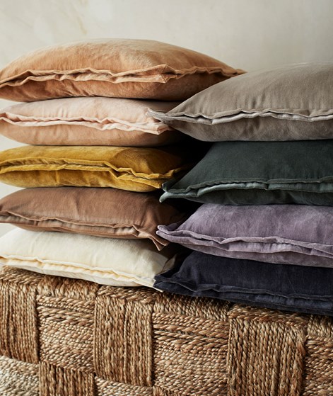 MADAM STOLTZ Samt Kissenbezug (45x45) Lila