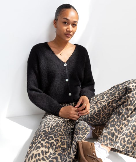 KAUF DICH GLÜCKLICH Cardigan Schwarz