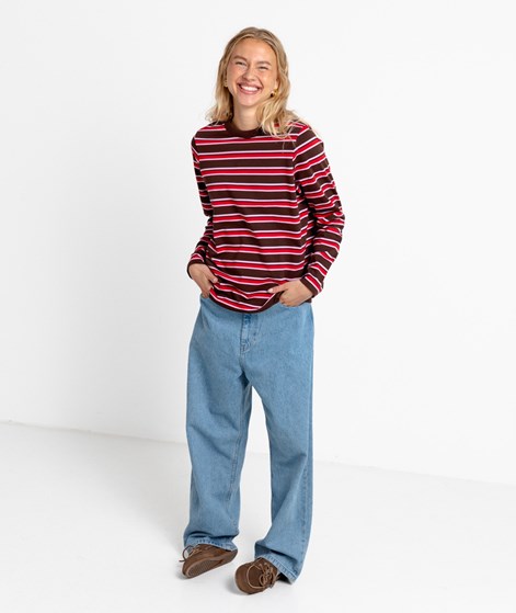 DARIADÉH Rana Striped Longsleeve Braun Rosa Rot