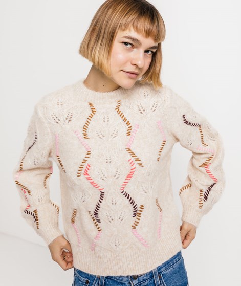 YAS YASGabbi Pullover Beige