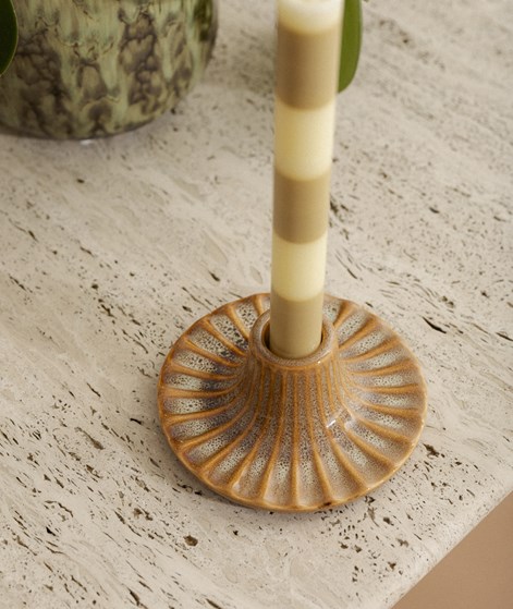 2HAVE Süss Kerzenhalter (5x12) Hellbraun