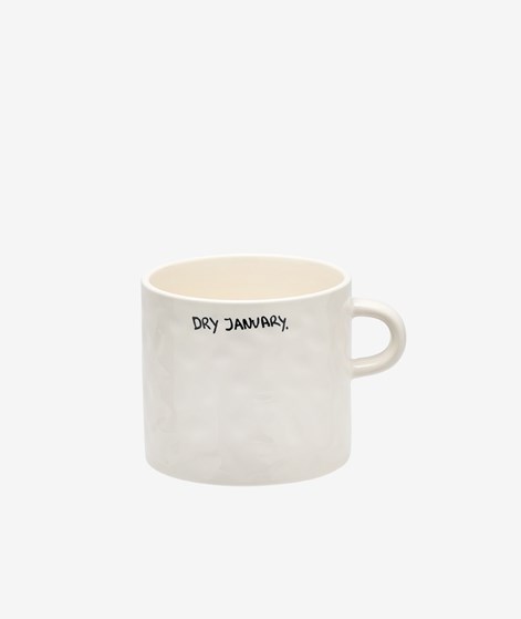 ANNA + NINA Dry January Tasse Cremeweiß