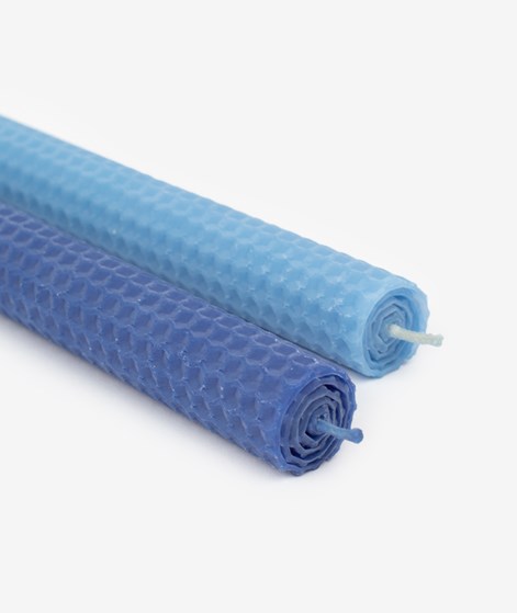 COUDRE BERLIN (2er-Set) Bienenwachs Kerzen Blau