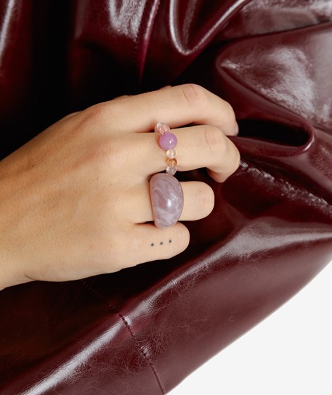 EBBA Ring Multi Rosa Transparent