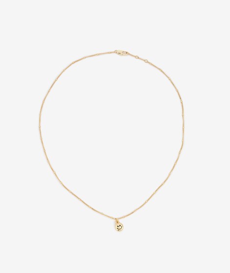 EBBA Kette Smiley Anhänger Gold