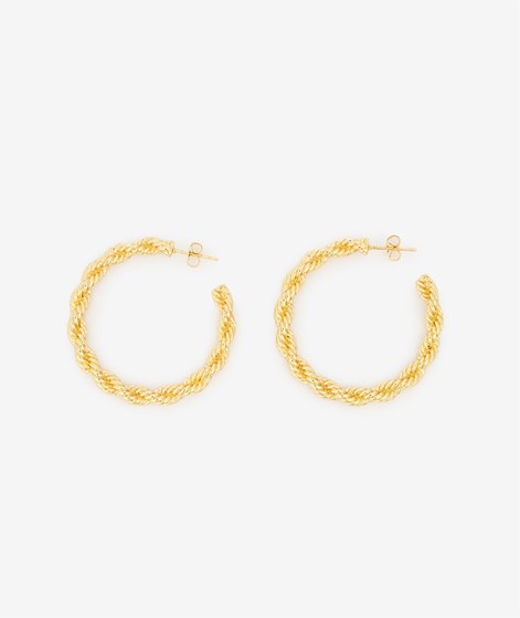 EBBA Ohrringe Gold Spiral Twist