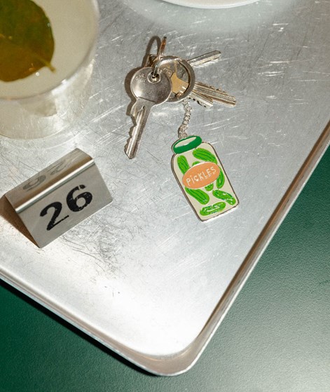 EBBA Schlüsselanhänger Gurkenglas