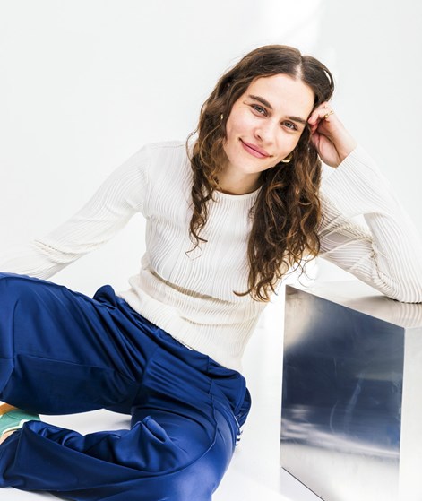 VILA VINira Longsleeve Beige