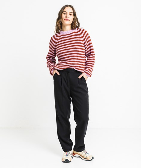 KAUF DICH GLÜCKLICH Bundfaltenhose Schwarz