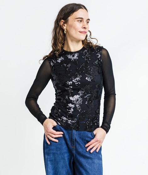 YAS YASVitina Longsleeve Schwarz