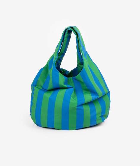 YUKU Shopper Blau Grün gestreift