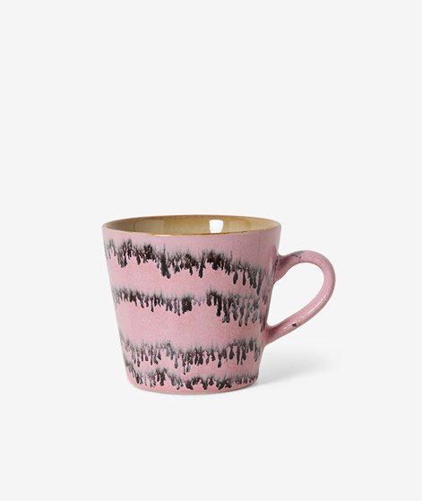 HKLIVING 70s Ceramics: Cappuccino Tasse Rosa