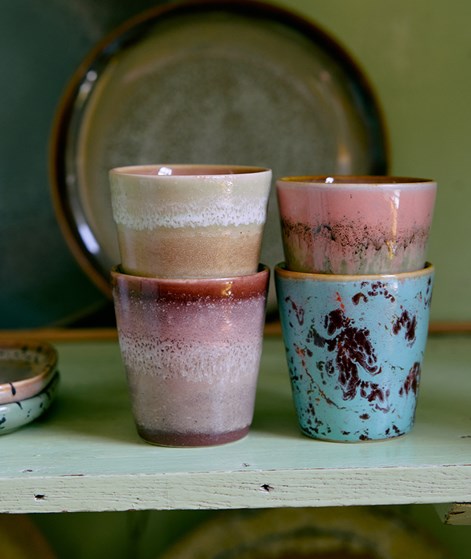 HKLIVING 70s Ceramics: Ristretto (4er-Set)