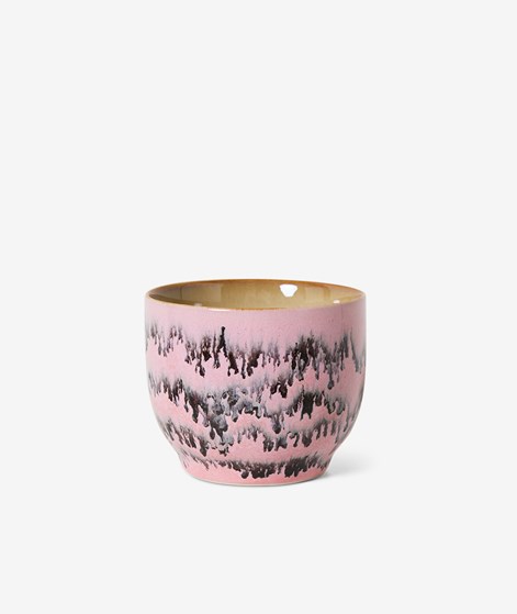 HKLIVING 70s Ceramics: Café Becher Rosa