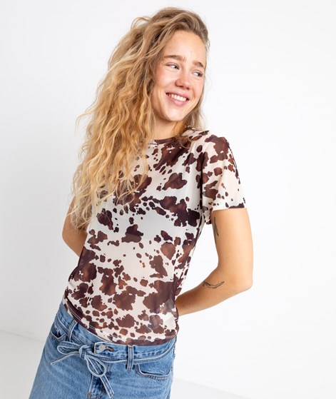 KAUF DICH GLÜCKLICH T-Shirt Kuhprint aus recyceltem Polyester