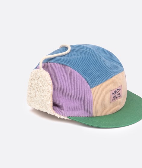 NEW KIDS IN THE HOUSE Robin Mütze Blau Lila Beige
