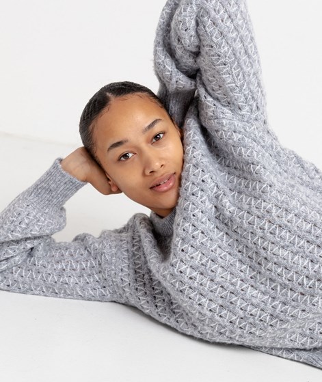 VILA VIRyleigh O-Neck Pullover Grau