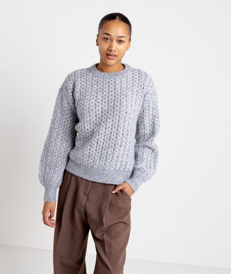 VILA VIRyleigh O-Neck Pullover Grau