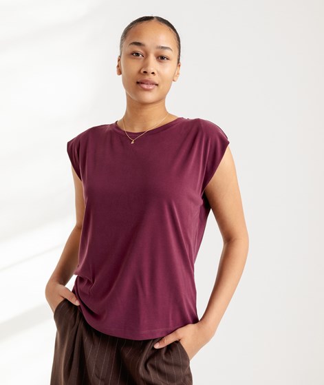 KAUF DICH GLÜCKLICH T-Shirt Bordeaux aus Modal (TENCEL&trade;)