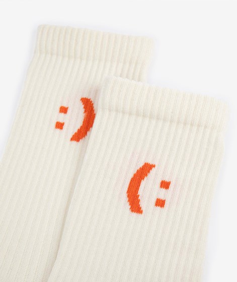 KAUF DICH GLÜCKLICH Tennissocke Smiley (Gr. 36-41) aus Bio-Baumwolle