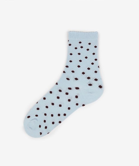 KAUF DICH GLÜCKLICH Socke Hellblau aus Bio-Baumwolle