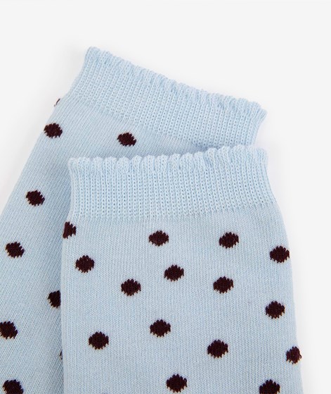 KAUF DICH GLÜCKLICH Socke Hellblau aus Bio-Baumwolle