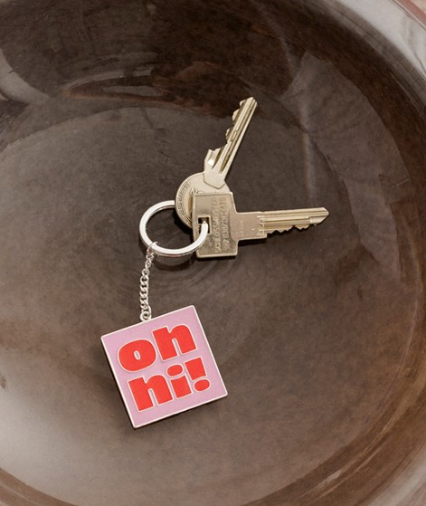 EBBA Schlüsselanhänger Oh Hi! Rosa Rot