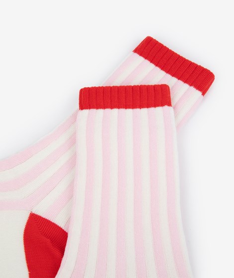 KAUF DICH GLÜCKLICH Tennissocke gestreift (Gr.36-41) aus Bio-Baumwolle