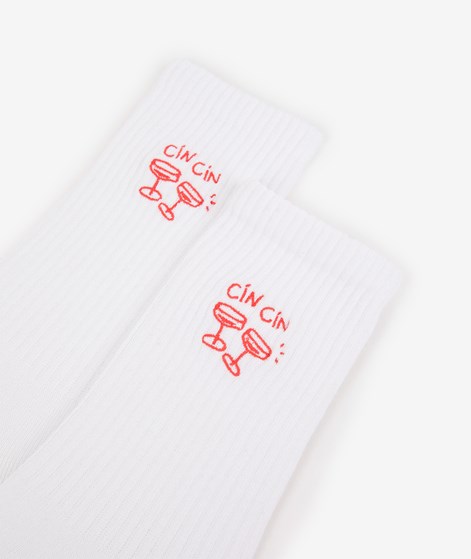 KAUF DICH GLÜCKLICH Socken Cin Cin aus Bio-Baumwolle